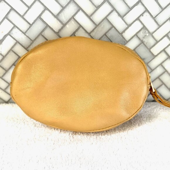 Portland Leather Champagne Large Roswell Pouch - Brand New - Picture 3 of 8